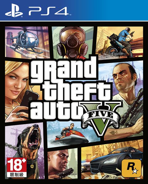PS4GTA5俠盜獵車手5 熱賣游戲