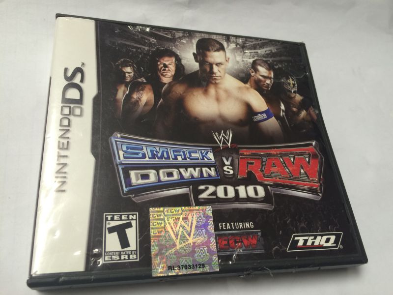 3ds可玩 nds WWE SmackDown vs Raw 2010 摔跤娛樂 摔角聯盟 wwf