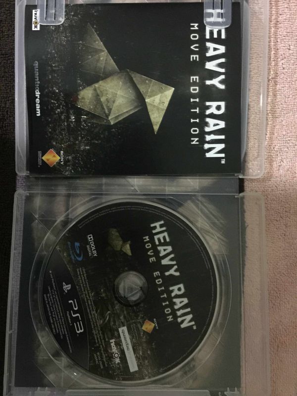PS3正版二手游戲 暴雨 港版中文 支持MOVE