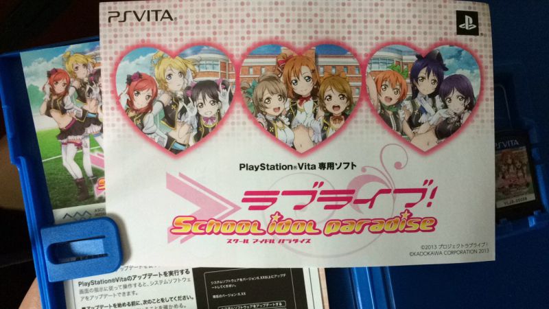 psv lovelivevol.1 日版 箱說全 帶特典