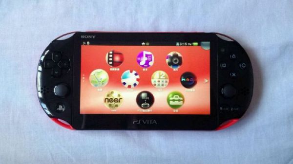 psv2000 箱說全紅黑色 99新 