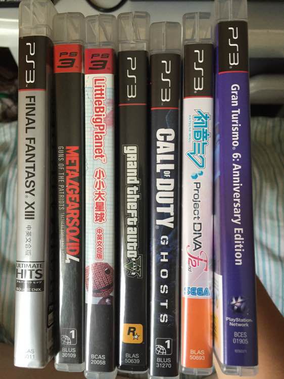 9新未破解4212型ps3，250G  + 游戲