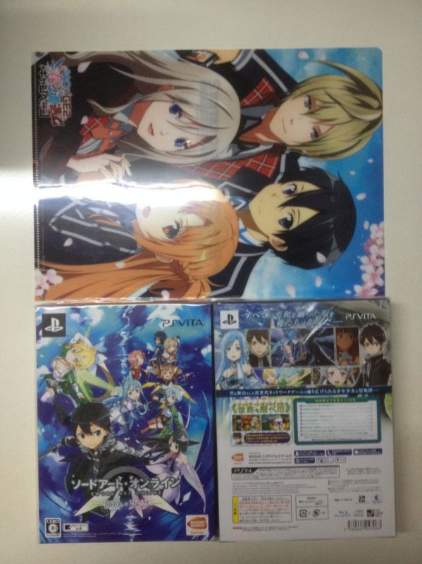 刀劍神域：失落之歌 限定版 特典文件夾+10