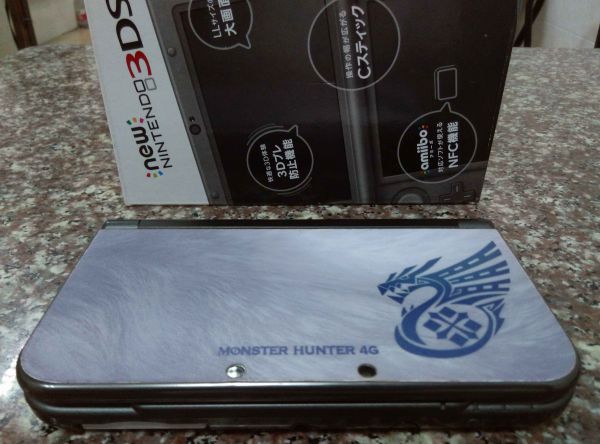 9新new3dsll日版帶mh3g、4、4g