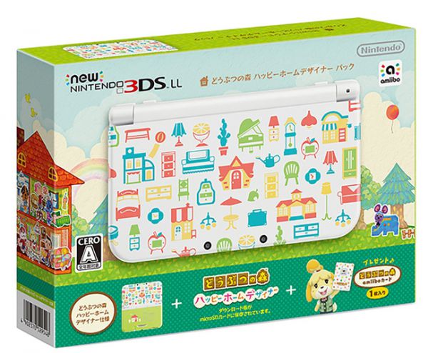 任天堂new 3DSLL動(dòng)物之森限定機(jī)