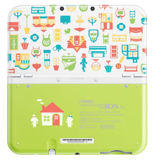 任天堂new 3DSLL動物之森限定機