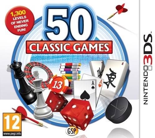 50款經(jīng)典游戲 3D 歐版