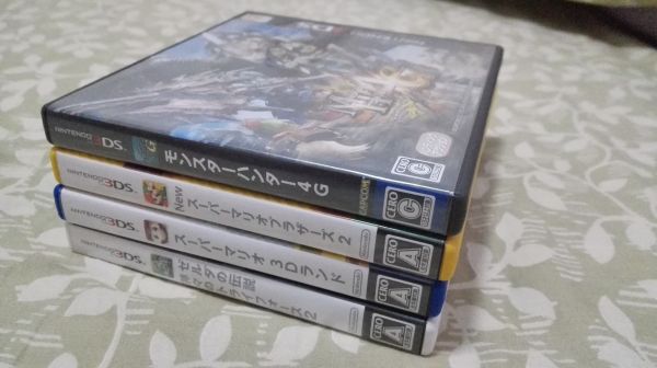 N3DSLL 日版 帶四個游戲 包郵順風