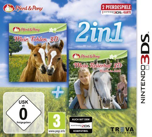 小馬二合一3D 我的小馬駒 3D+ 我的馴馬場3D 為團隊而跳躍 歐版