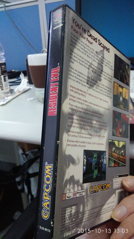 ps1 生化危機元祖 美版 加長版