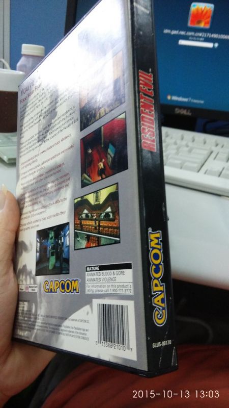 ps1 生化危機(jī)元祖 美版 加長版