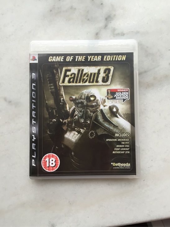 PS3 游戲 輻射3 歐版 年度版