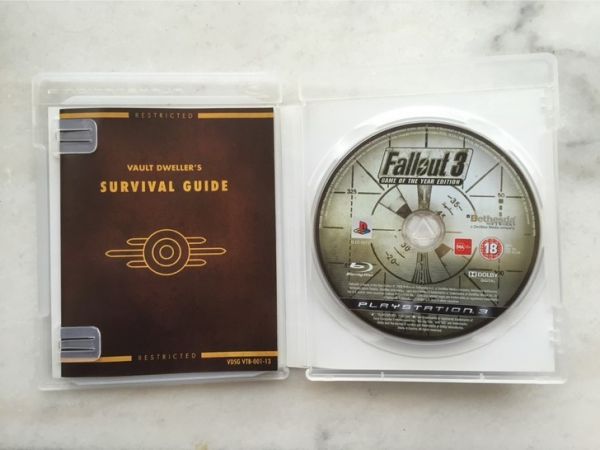 PS3 游戲 輻射3 歐版 年度版