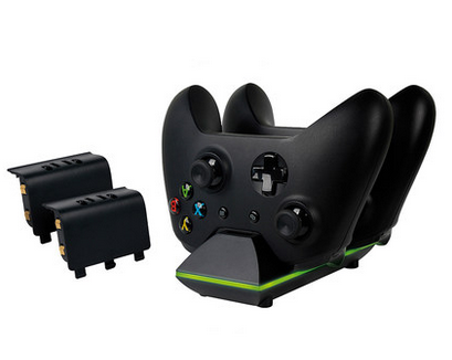 XBOX ONE手柄雙座充加雙充電電池包套裝