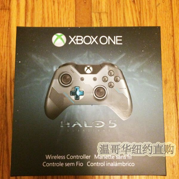 全新 XboxOne精英 光環(huán)5 月光白 士官長 限定手柄 原裝