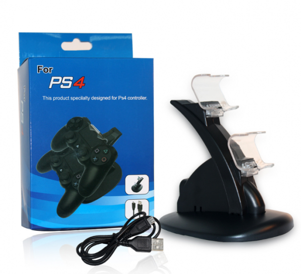 PS4國(guó)產(chǎn)雙手柄支架座充