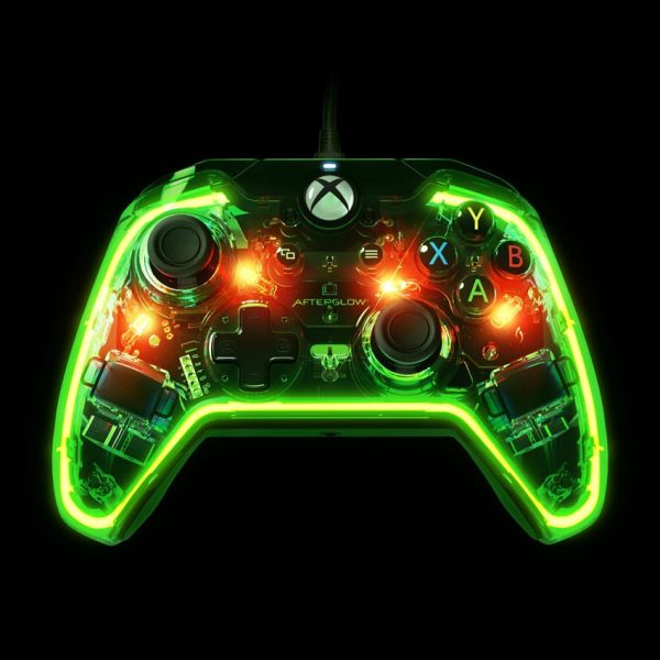游戲手柄 PDP Xbox One 透明RGB 霓虹炫光 現貨