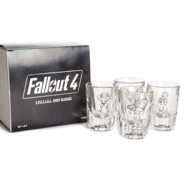 輻射 玻璃杯 四件套 套裝一 Fallout 現(xiàn)貨 