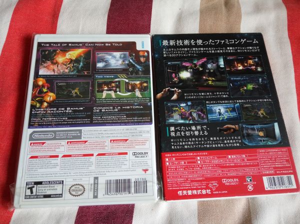wii 銀河戰士 另一個M 日版 美版