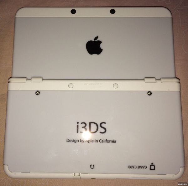 包郵 任天堂NEW 3DS彩殼；新小三專用外殼；致敬蘋果版