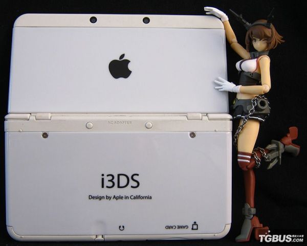 包郵 任天堂NEW 3DS彩殼；新小三專用外殼；致敬蘋果版
