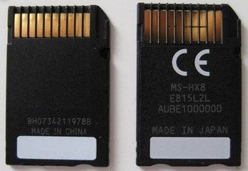 原裝全新 SONY/索尼 MS-HX 記憶棒 PSP 高速短棒紅棒 8G