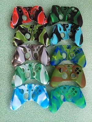 原裝全新  XBOX NOE迷彩手柄軟膠套 手柄保護(hù)套