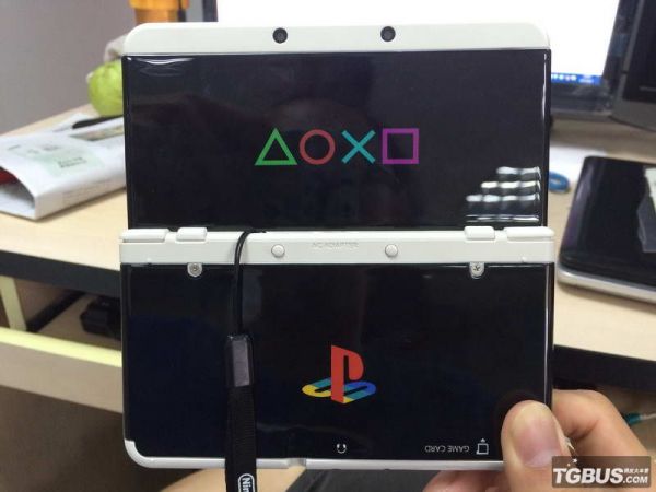 包郵 NEW 3DS任天堂限定彩殼；黑色索尼個性替換殼