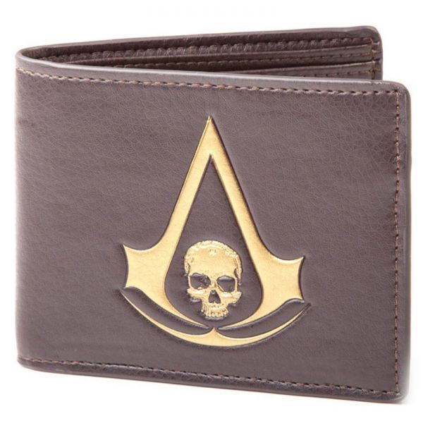 刺客信條4 黑旗 錢包 燙金Logo AC4 現(xiàn)貨 