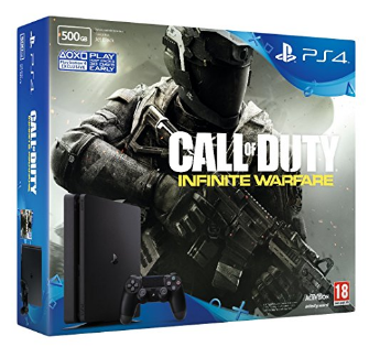 PS4 slim COD13同捆機(jī) 500G + 實(shí)體盤(pán) 全新未拆