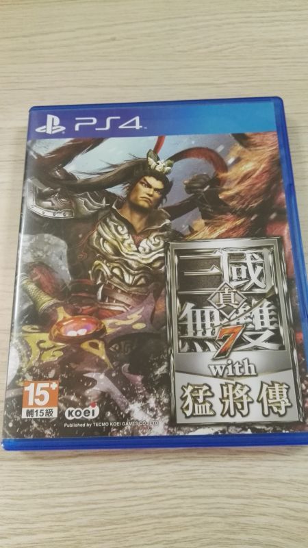 612官方二手 真三國無雙7with猛將傳 B組