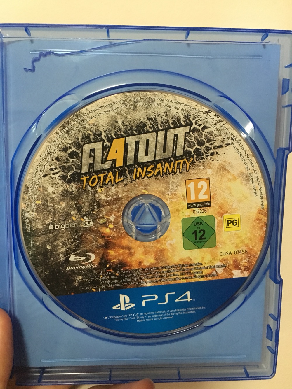 PS4游戲橫沖直撞4 FlatOut4實體光盤簡繁中文