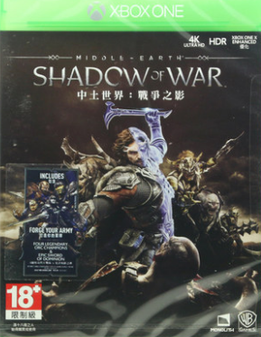 XBOX 中土世界 戰爭之影 中文版