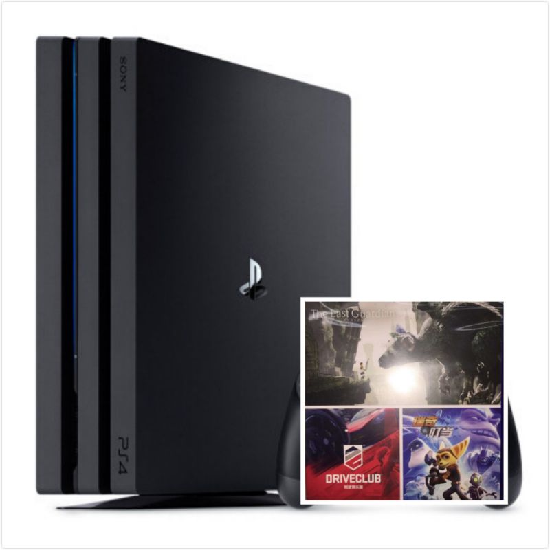 PS4PRO港版黑色+駕駛瑞奇大鷲合集套裝 今日秒殺