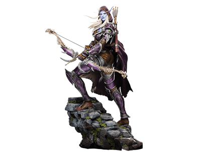 魔獸世界 希爾瓦娜斯·風行者 雕像 順豐到付