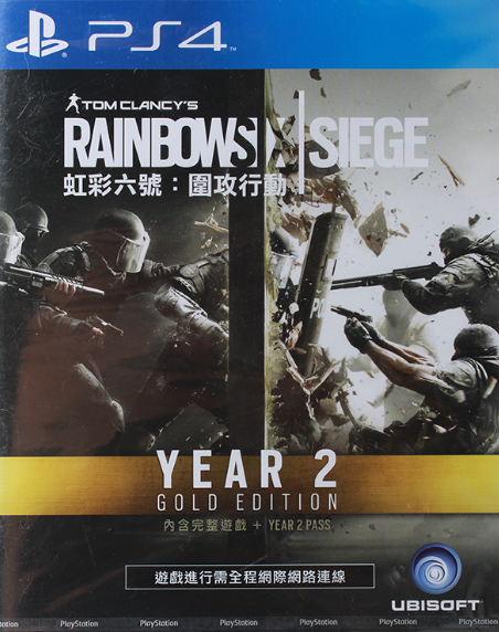 PS4彩虹六號(hào)：圍攻行動(dòng) 第二年度 中文版（特典碼已過期）