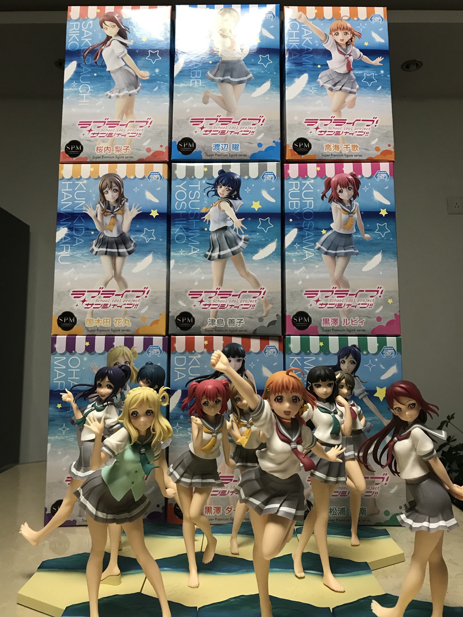 lovelive sunshine 海邊校服 景品 手辦