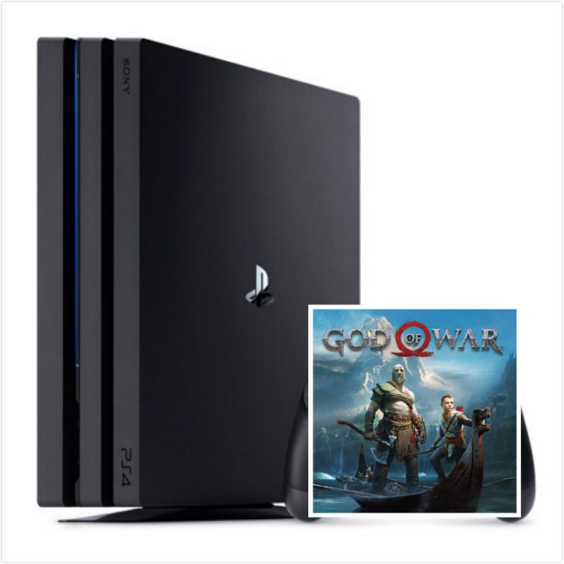 PS4PRO港版黑色+戰神4套裝 
