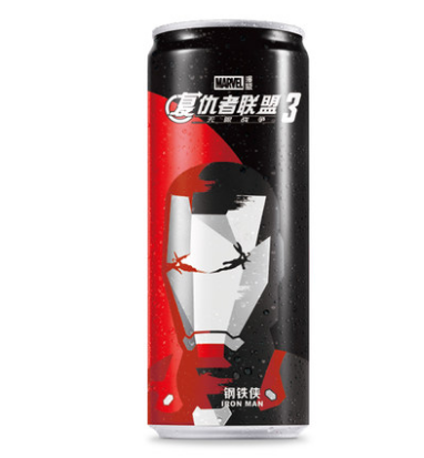 肥宅快樂水 漫威零度可樂24瓶一箱 330ml